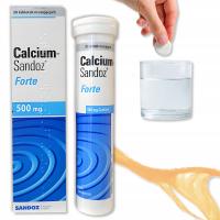 Calcium-Sandoz Forte 500 мг, 20 шипучих таблеток, для дефицита кальция