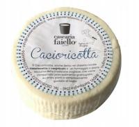 Włoski ser dojrzewający Cacioricotta półtwardy Faiello 250g