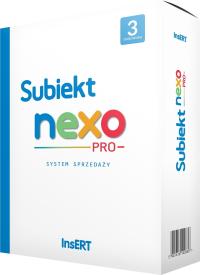 Insert e-abonament Subiekt nexo PRO 3 PC / 12 miesięcy ESD