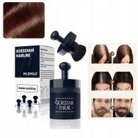 Mikrowłókna Zagęszczające Włosy Brąz - Wodoodporny Balsam MLSMILE 2 szt.