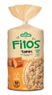 Kupiec FITOS WAFLE smakowe RYŻOWO KUKURYDZIANE TOFFI bezglutenowe 140g