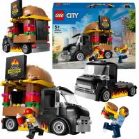 LEGO CITY CIĘŻARÓWKA Z HAMBURGERAMI FOODTRUCK AUTO 2 FIGURKI RESTAURACJA