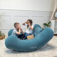 KiddyMoon IR-001 Dmuchany bujak sensoryczny duży niebieski