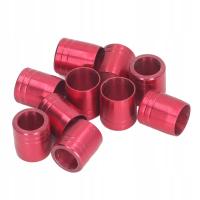 10 sztuk łucznictwo strzałka pierścienie wału ze stopu aluminium łuk DJ