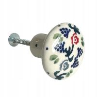 UCHWYT GAŁKA DO MEBLI CERAMIKA BOLESŁAWIEC P301
