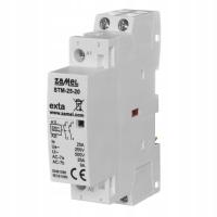 Модульный контактор STM-25-20 25A 2xNO 230VAC