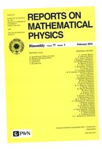 REPORTS ON MATHEMATICAL PHYSICS 77/1 2016 KRAJ