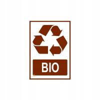 Worki na śmieci odpady BIO bioodpadów 120l brązowe 10 szt.