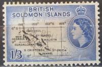Wyspy Salomona kolonia brytyjska stary znaczek (6/18
