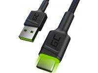 Кабель Green Cell USB - USB Type C 1,2 м Черный