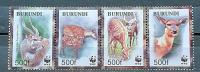 BURUNDI TEMAT SSAKI ** 2004 MI 1867-1870 WWF