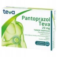 Pantoprazol Teva 20 mg refluks zgaga 14 tabletek
