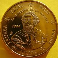 20 EURO CENT MALTA 2003 JEAN DE LA VALETTE PRÓBA