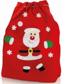 DUŻY WOREK NA PREZENTY ŚWIĘTEGO MIKOŁAJA OPAKOWANIE PREZENTOWE 70cm