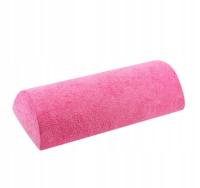 Pokrycie Frotte na Wałek Pod Dłonie do Manicure Różowe