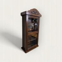 Witrynka Apteczka Szafka Wiszaca Dąb miedzywojenna art deco