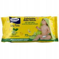 MilMil Delikatne chusteczki dla niemowląt 72szt