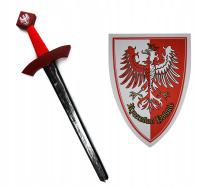 Набор меч щит деревянный польский рыцарь