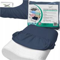 POSZEWKA NA PODUSZKĘ ORTOPEDYCZNĄ PROFILOWANĄ MEMORY UNIWERSALNA GRANATOWA