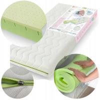 Materac Fiki Miki Sensitive średnio - twardy Lateks Pianka 120 x 60 x 12 cm