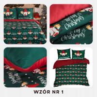 Pościel świąteczna 140x200cm BOŻONARODZENIOWA ŚWIĘTA BOŻE NARODZENIE