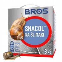 BROS для улиток Snacol гранулированный яд для улиток эффективный препарат 3 кг