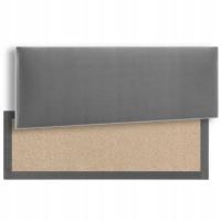 70X30 30X70 мягкая настенная панель для стены велюр серый прямоугольник