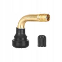 Wentyl do hulajnogi zakrzywiony 90 stopni kąt prosty z plastikową nakrętką