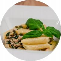 Zrób to sam! Makaron penne z tuńczykiem i kaparami (2 porcje) YESHA