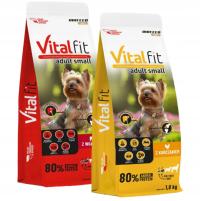 BIOFEED VITALFIT сухой корм для собак мелких пород говядина курица 2x1, 8 кг