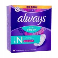 Always Daily Fresh Normal Fresh Scent 58 szt dla kobiet Wkładka higieniczna