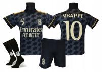 MBAPPE REAL футбольная форма Джерси шорты гетры черный размер 146