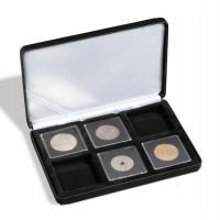 Etui Nobile Leuchtturm na sześć (6) monet w kapslu Quadrum