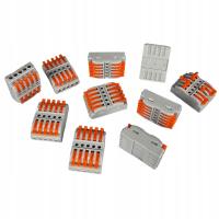 KOSTKA ELEKTRYCZNA SZYBKOZŁĄCZKA PRZELOTOWA DO KABLI DRUT 5X5 0,08-4,00MM2