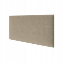 Panel tapicerowany ścienny wezgłowie 60x30cm plecionka jasny beż prostokąt