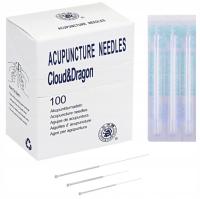 Иглы для АКУПУНКТУРЫ с направляющей 0,30x60 мм серебро