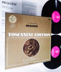 VERDI = REQUIEM 2LPs BOX TOSCANINI EDITION 1973