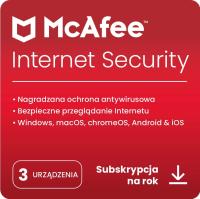 McAfee Internet Security 3 ст. / 12 месяцев