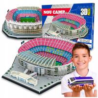 PUZZLE 3D MODEL DIY FC BARCELONA STADION PIŁKARSKI CAMP NOU 69 ELEMENTÓW
