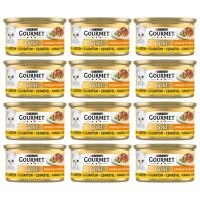 Gourmet Gold Karma dla kotów kawałki w smakowitym sosie z kurczakiem 12x85g
