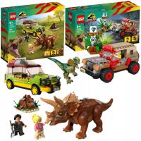 LEGO Jurassic World 76959 Badanie Triceratopsa + Zasadzka na Dilofozaura