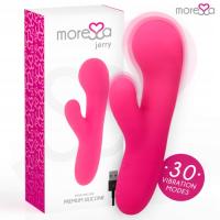 Wibrator podwójny silicone | 30 trybów wibracji | USB | wodoodporny premium