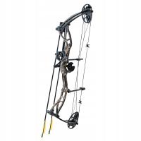 ŁUK BLOCZKOWY Kamuflaż Camo POLOWANIE W LESIE Myśliwski EK Archery 70lbs