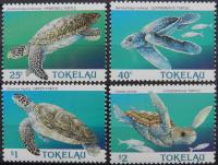 Tokelau Mi. 223 - 226 **, 1995 r. / żółwie