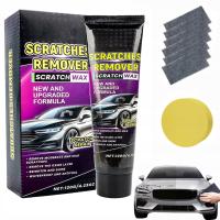 Zestaw do usuwania rys zarysowań pasta gąbka
