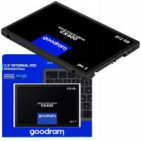 Szybki dysk 512GB SSD SATA GoodRam CX400 2.5'' do laptopa komputera konsoli