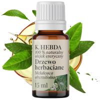 Эфирное масло чайного дерева свежий и травяной аромат Hebda 15 мл