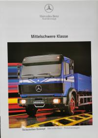 Mercedes Mittelschwere Klasse Katalog Prospekt wielostronicowy DE