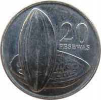 6347. Ghana 20 Pesewas 2016