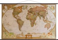 Świat duża mapa 186x122 ścienna World Executive National Geographic